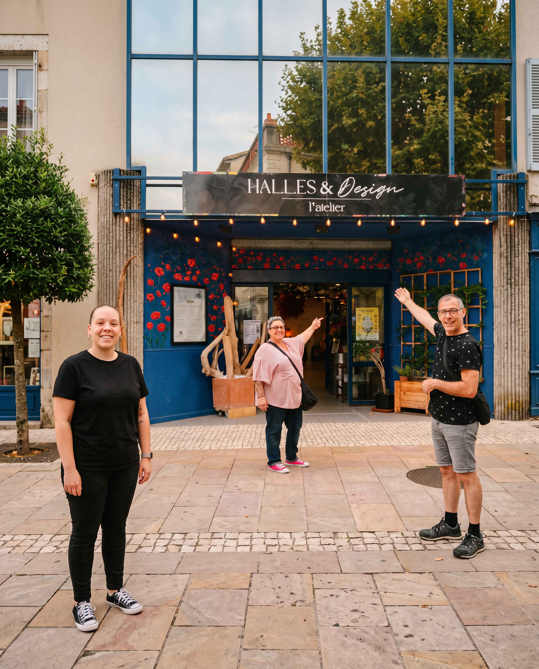 La famille Decharles, fondatrice de Halles & Design – L'Atelier